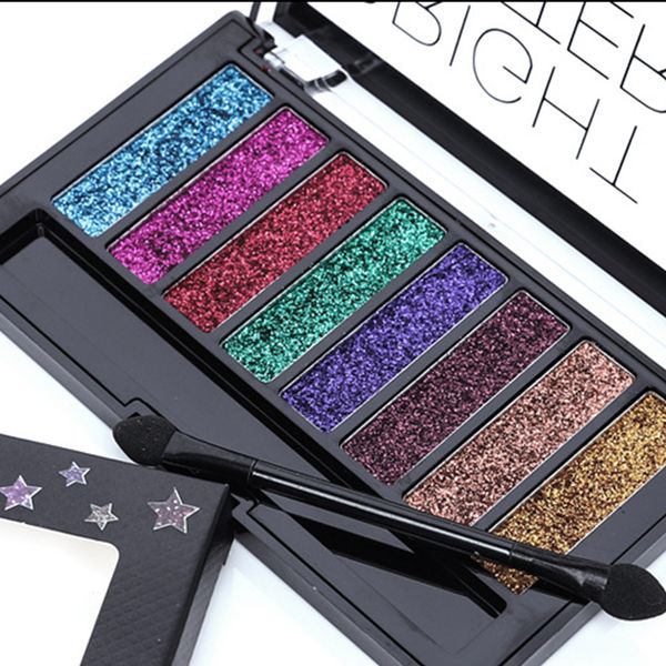8-color sparkling sequins eyeshadow palette glitter diamond pearl eye shadow lip hair eyes makeup 3 types
8-color sparkling sequins eyeshadow palette glitter diamond pearl eye shadow lip hair eyes makeup 3 types