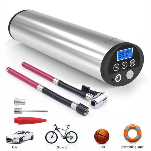 fineed air compressor mini electric inflator pump 150 psi dc 12v electric auto bicycle pumps with tyre pressure gauge led light
fineed air compressor mini electric inflator pump 150 psi dc 12v electric auto bicycle pumps with tyre pressure gauge led light
