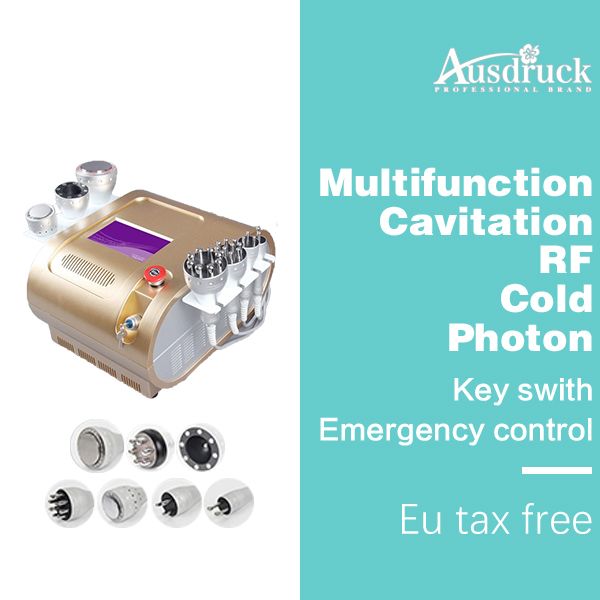 7 in 1 cavitation ultrasonic slimming machine radio frequency tripolar rf bio microcurrent cold hammer anti-cellulite body lift ce
7 in 1 cavitation ultrasonic slimming machine radio frequency tripolar rf bio microcurrent cold hammer anti-cellulite body lift ce