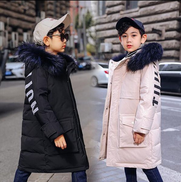 boys winter jacket children duck down long section warm coat kids & parkas raccoon fur collar hooded outerwear, Blue;gray
boys winter jacket children duck down long section warm coat kids & parkas raccoon fur collar hooded outerwear, Blue;gray