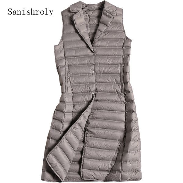 sanishroly осень зима женщины длинный жилет пальто теплый костюм воротник белый утка вниз жилет женский без рукавов вниз жилет куртка s898, Black;white
sanishroly осень зима женщины длинный жилет пальто теплый костюм воротник белый утка вниз жилет женский без рукавов вниз жилет куртка s898, Black;white