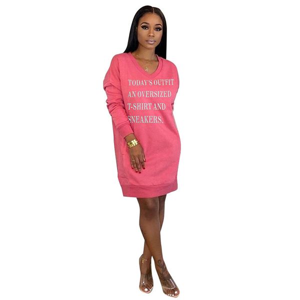 letter print womens hoodies dress long sleeve v neck womens embroidery dress plus size females dress, Black;gray
letter print womens hoodies dress long sleeve v neck womens embroidery dress plus size females dress, Black;gray