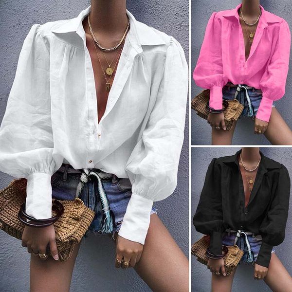 zanzea 2019 autumn ladies long sleeve office shirt women casual blouses buttons down tunic blusas femininas chemise plus size, White
zanzea 2019 autumn ladies long sleeve office shirt women casual blouses buttons down tunic blusas femininas chemise plus size, White