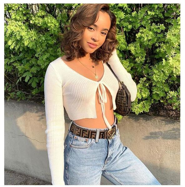 tshirts fashion solid color crew neck long sleeve cardigan clothing fashion style casual apparel womens spring knitted, White
tshirts fashion solid color crew neck long sleeve cardigan clothing fashion style casual apparel womens spring knitted, White