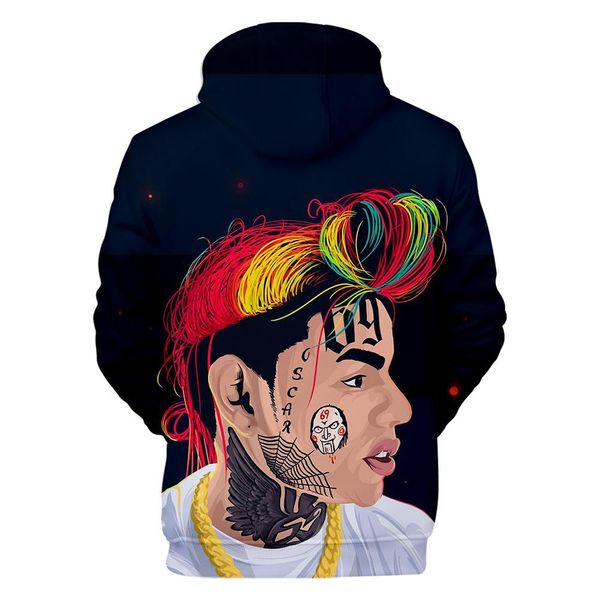 mens 3d printed hoodies 6ix9ine hooded spring casual long sleeved sweatshirts pullovers, Black
mens 3d printed hoodies 6ix9ine hooded spring casual long sleeved sweatshirts pullovers, Black