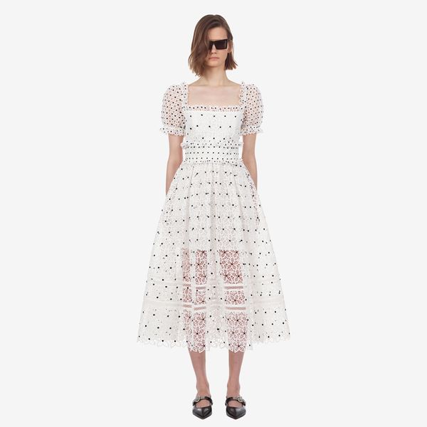 casual dresses summer women self portrait dress fashion runway vintage short sleeve white lace hollow out midi vestidos, Black;gray
casual dresses summer women self portrait dress fashion runway vintage short sleeve white lace hollow out midi vestidos, Black;gray
