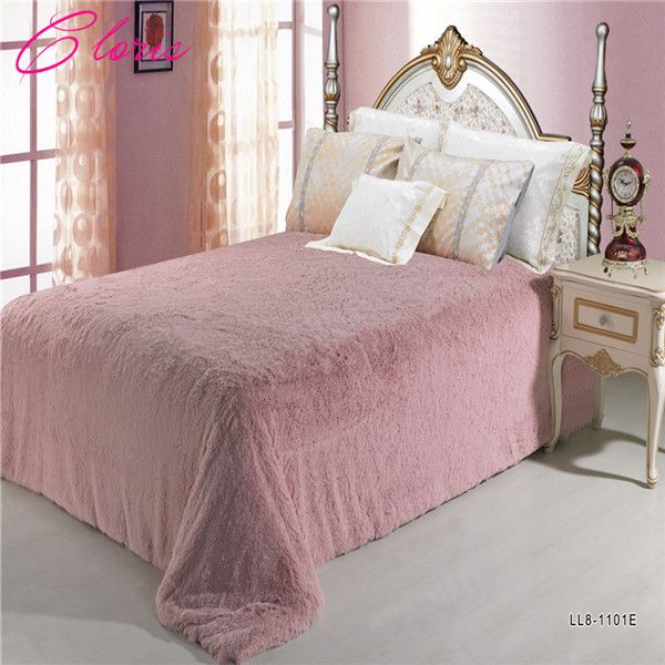 cloris" luxurious solid color warm bedspread on bed 220*240cm fashion bedding faux fur blanket
cloris" luxurious solid color warm bedspread on bed 220*240cm fashion bedding faux fur blanket