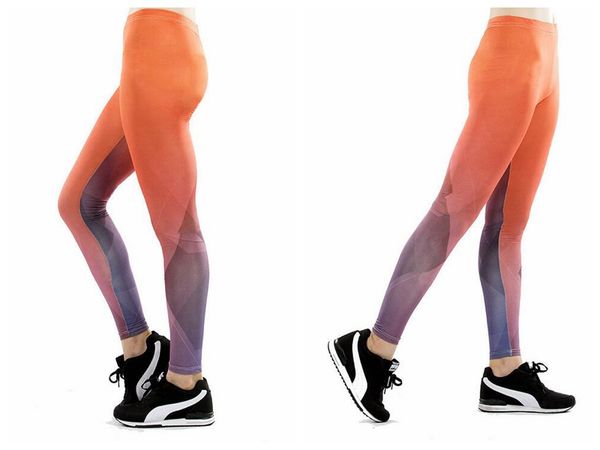 women yoga trousers pants tights trousers female orange purple gradient coloring elastic force high waist dance lady print leggings skinny, Black;white
women yoga trousers pants tights trousers female orange purple gradient coloring elastic force high waist dance lady print leggings skinny, Black;white