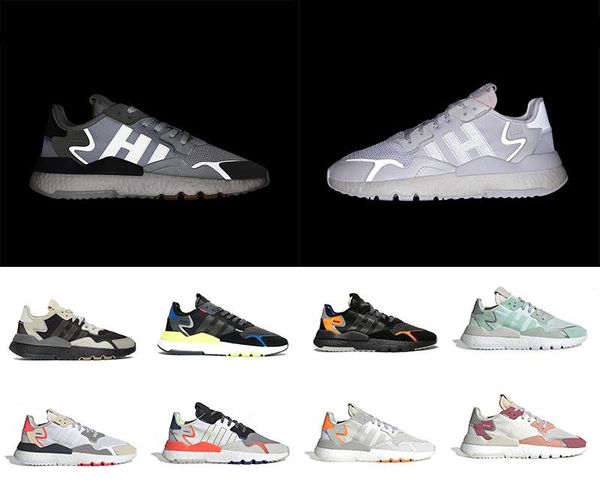 2019 nite jogger boost 3m светоотражающие унисекс кроссовки высокого качества бренда дышащая спортивная обувь роскошные дизайнерские кроссов, Black
2019 nite jogger boost 3m светоотражающие унисекс кроссовки высокого качества бренда дышащая спортивная обувь роскошные дизайнерские кроссов, Black