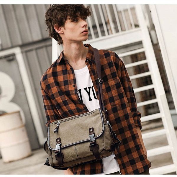 scione causal canvas men messenger bags multi-pockets satchel 14inch lapbags work shoulder teenagers school 2020
scione causal canvas men messenger bags multi-pockets satchel 14inch lapbags work shoulder teenagers school 2020