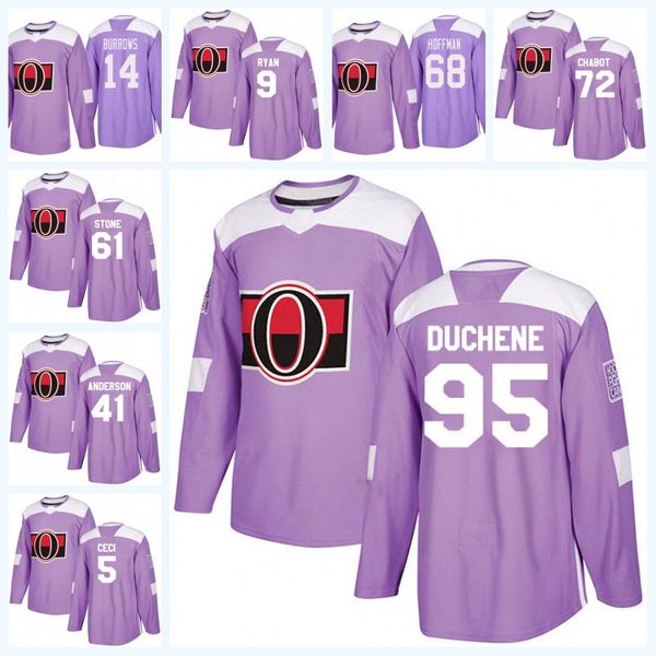 Youth 95 Matt Duchene Ottawa Senators Purple Fight Cancer 61 Mark Stone 7 Brady Tkachuk 41 Craig Anderson 72 Thomas Chabot Hockey Jersey
Youth 95 Matt Duchene Ottawa Senators Purple Fight Cancer 61 Mark Stone 7 Brady Tkachuk 41 Craig Anderson 72 Thomas Chabot Hockey Jersey