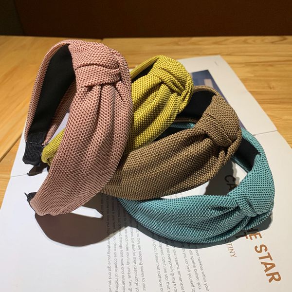 40pcs/lot diy simple multi fabrics retro tie knot head bands pure colore knitting headbands hair styling tools accessory ha1574, Brown
40pcs/lot diy simple multi fabrics retro tie knot head bands pure colore knitting headbands hair styling tools accessory ha1574, Brown