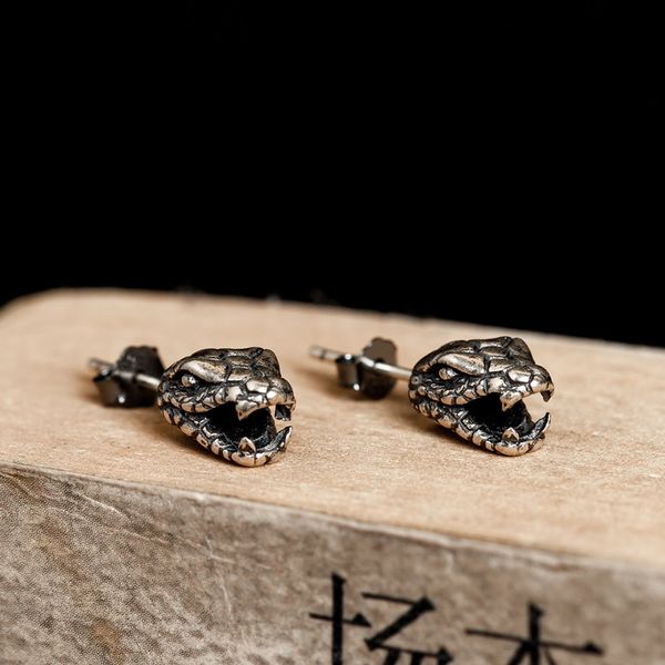 925 sterling silver snake head сереги женщин punk серьга vintage партия свадебные ювелирные подарки для девочек женщин ювелирных изделий, Golden;silver
925 sterling silver snake head сереги женщин punk серьга vintage партия свадебные ювелирные подарки для девочек женщин ювелирных изделий, Golden;silver