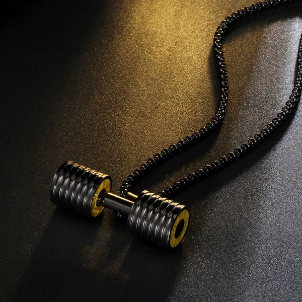 dumbbell pendant bodybuilding fitness necklace crossfit barbell necklace fitness jewelry stainless steel
dumbbell pendant bodybuilding fitness necklace crossfit barbell necklace fitness jewelry stainless steel