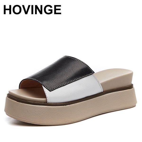 hovingecolorblock wedge thick bottom flip flops platform slippers cow split leather ladies sandals woman shoes outside the beach, Black
hovingecolorblock wedge thick bottom flip flops platform slippers cow split leather ladies sandals woman shoes outside the beach, Black