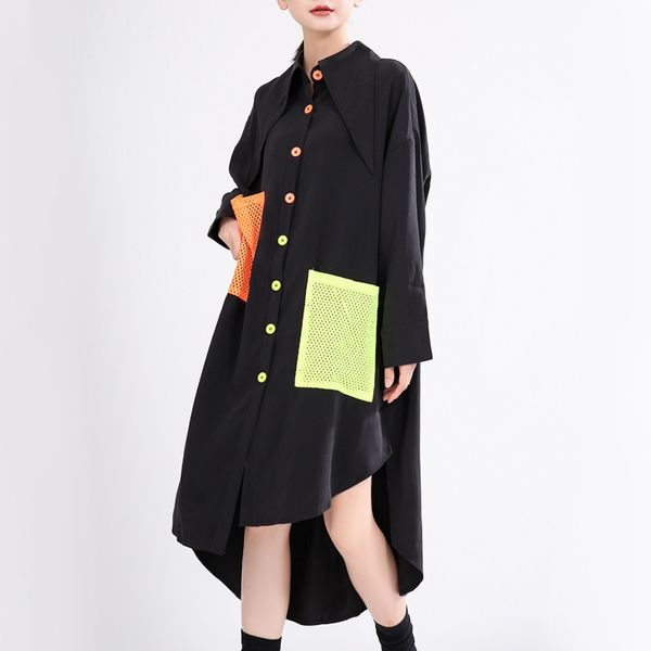 oushang 2020 summer design sense loose and plus-sized contrasting color female long sleeve normcore style shirt female, Tan;black
oushang 2020 summer design sense loose and plus-sized contrasting color female long sleeve normcore style shirt female, Tan;black