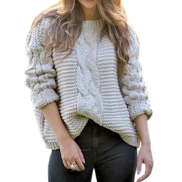 2019 womens knitted sweater winter casual solid streetwear ladies 3xl long sleeve o neck autumn loose kint sweater pullover, White;black
2019 womens knitted sweater winter casual solid streetwear ladies 3xl long sleeve o neck autumn loose kint sweater pullover, White;black