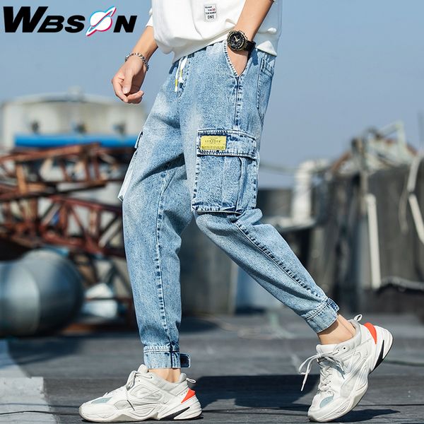 wbson мужского harajuku multi-карман джинсовой брюки hip hop штаны streetwear мужской карго denim брюки мужчина повседневная yyxk32, Blue
wbson мужского harajuku multi-карман джинсовой брюки hip hop штаны streetwear мужской карго denim брюки мужчина повседневная yyxk32, Blue