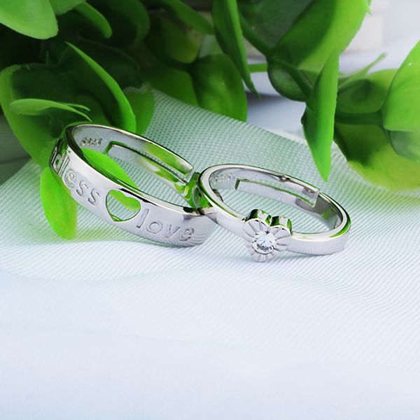 original 925 silver couple band women man jewelry wedding rings heart endless love hollow open adjustable classic souvenir 1pc, Slivery;golden
original 925 silver couple band women man jewelry wedding rings heart endless love hollow open adjustable classic souvenir 1pc, Slivery;golden
