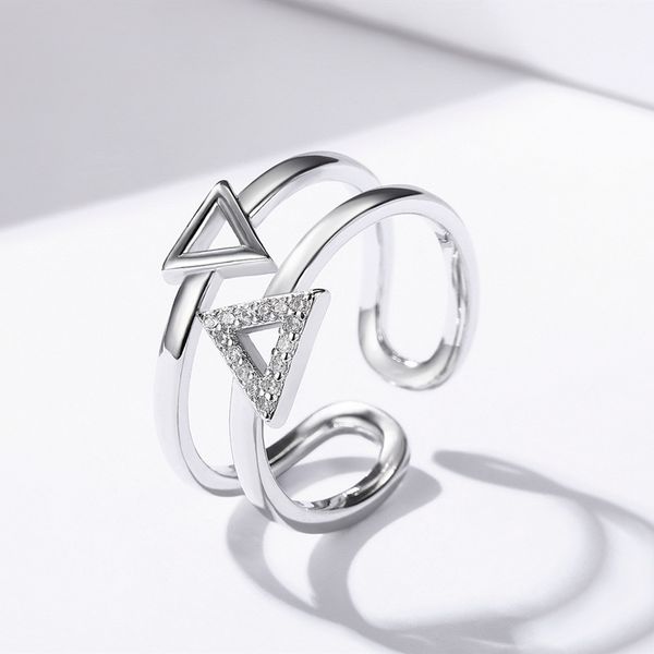 sodrov 925 sterling silver ring triangle party adjusted ring for women silver 925 jewelry, Golden;silver
sodrov 925 sterling silver ring triangle party adjusted ring for women silver 925 jewelry, Golden;silver