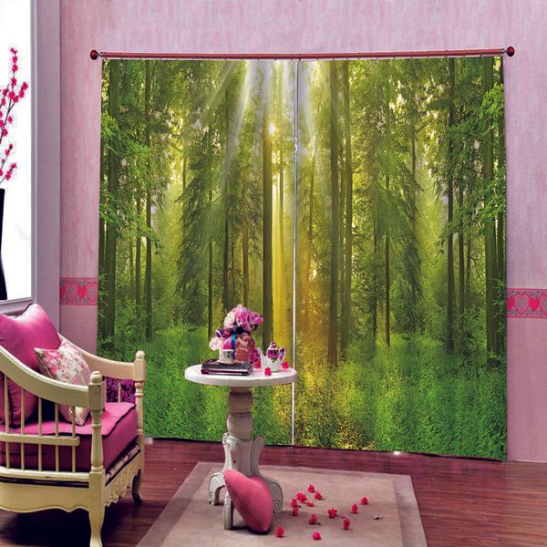 green forest sunrise sunset window curtain 3d scenery forest bedroom living room blackout curtain decor
green forest sunrise sunset window curtain 3d scenery forest bedroom living room blackout curtain decor