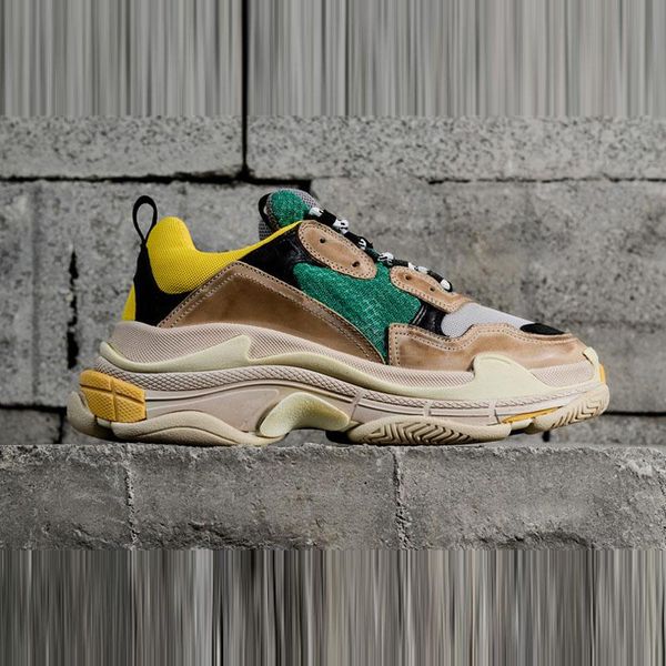 2019 мульти престижное тройной s дизайнер низкий старый папа sneaker сочетание подошвы ботинок женщин людей способа вскользь ботинки высоког, Black
2019 мульти престижное тройной s дизайнер низкий старый папа sneaker сочетание подошвы ботинок женщин людей способа вскользь ботинки высоког, Black