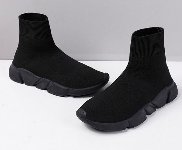 2019 new paris speed trainers knit sock shoe original luxury designer mens womens sneakers high casual shoes with box, Black
2019 new paris speed trainers knit sock shoe original luxury designer mens womens sneakers high casual shoes with box, Black