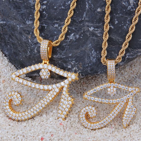 14k gold bling cz cubic zirconia eye of horus pendant lovers chain necklace designer luxury hip hop rapper jewelry gifts for men and women, Silver
14k gold bling cz cubic zirconia eye of horus pendant lovers chain necklace designer luxury hip hop rapper jewelry gifts for men and women, Silver
