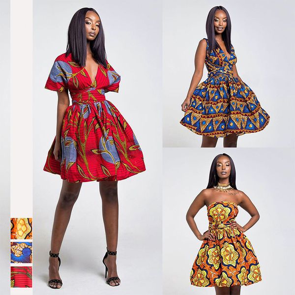 fashion african dresses for women floral print 2019 news robe summer party backless tutu vestidos bazin dashiki african clothes, Red
fashion african dresses for women floral print 2019 news robe summer party backless tutu vestidos bazin dashiki african clothes, Red