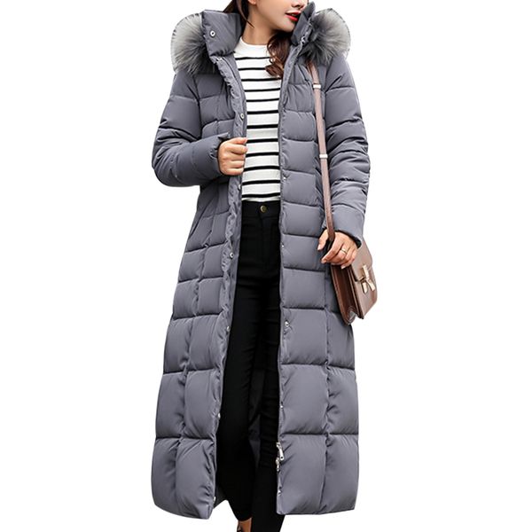 plus size winter cotton parka women long coat thick warm big fur collar hooded coats overcoat female slim jackets outwear m-3xl, Black
plus size winter cotton parka women long coat thick warm big fur collar hooded coats overcoat female slim jackets outwear m-3xl, Black