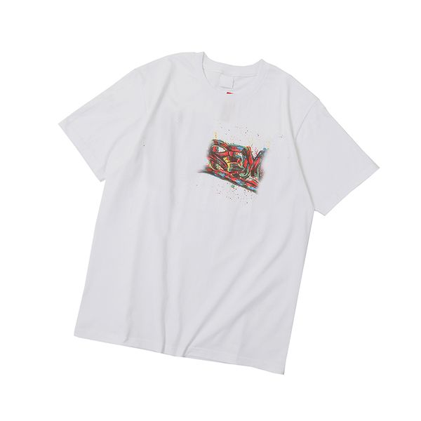 63 oz s paint logo tee 20ss inkjet graffiti color font short-sleeved t-shirt new season, Red
63 oz s paint logo tee 20ss inkjet graffiti color font short-sleeved t-shirt new season, Red