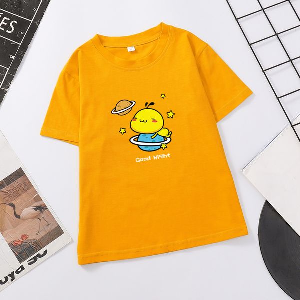 children's clothing short-sleeved t-shirt summer korean cartoon men and women can wear, Blue
children's clothing short-sleeved t-shirt summer korean cartoon men and women can wear, Blue