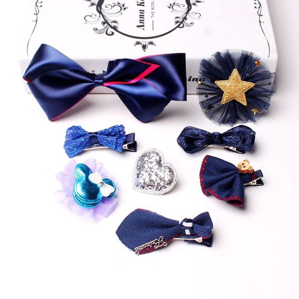 8pcs girl hair clips cute bowknot cartoon design hair pin children hairpin princess accessories new, Slivery;white
8pcs girl hair clips cute bowknot cartoon design hair pin children hairpin princess accessories new, Slivery;white