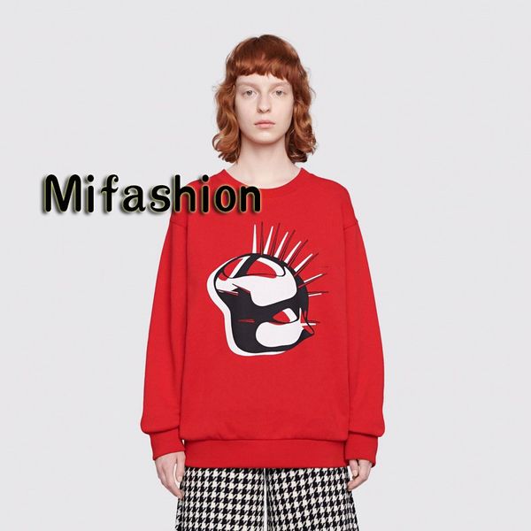 19FW Luxury Autumn Winter Europe Italy Mask Declaration Hoodies Fashion Men Clothes Pullover Sweatshirt Women Hoody
19FW Luxury Autumn Winter Europe Italy Mask Declaration Hoodies Fashion Men Clothes Pullover Sweatshirt Women Hoody