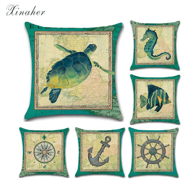 green seahorse turtle compass hand drawn cotton linen throw pillow cushion cover car home decoration sofa decorative pillowcase
green seahorse turtle compass hand drawn cotton linen throw pillow cushion cover car home decoration sofa decorative pillowcase