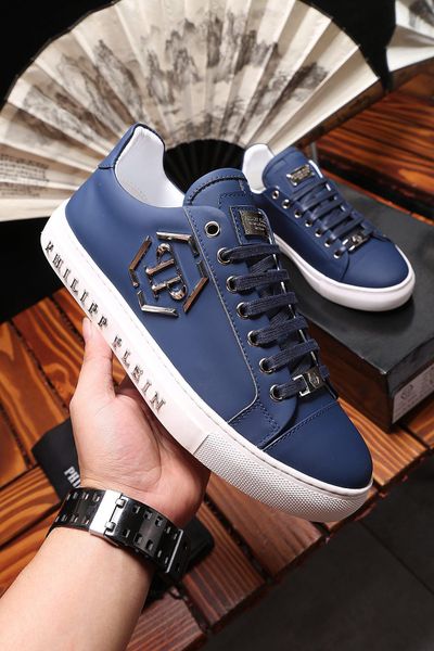 2019 designer mens luxury shoes trainers sneakers philipp plein pp 2020 men's casual shoes 38-45 2600190925, Blue 
2019 designer mens luxury shoes trainers sneakers philipp plein pp 2020 men's casual shoes 38-45 2600190925, Blue