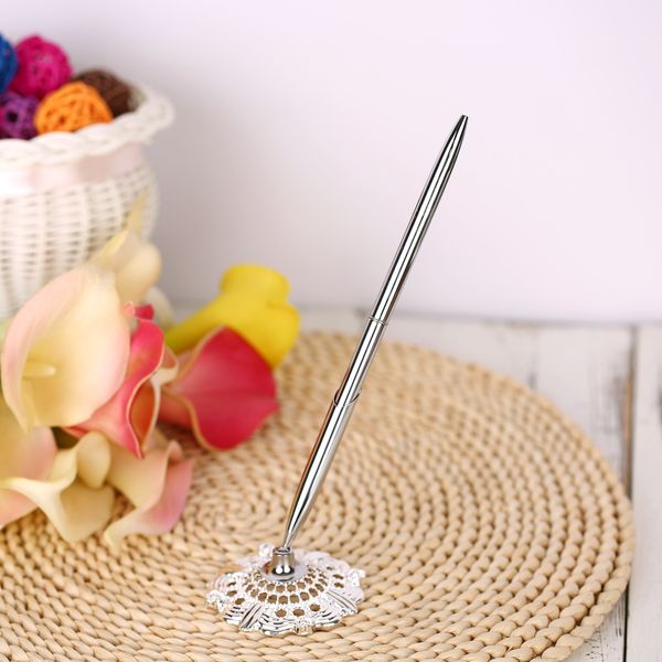 gold/silver wedding party guest book signing pen round pen holder table decor wedding signing party supplies with hollow
gold/silver wedding party guest book signing pen round pen holder table decor wedding signing party supplies with hollow