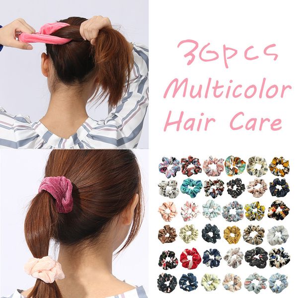 35pcs chiffon elastic hair bands accessories women scrunchie ponytail holder flower scrunchies pack hair ties elastics band, Brown
35pcs chiffon elastic hair bands accessories women scrunchie ponytail holder flower scrunchies pack hair ties elastics band, Brown