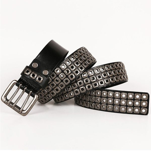 heavy metal cowboy punk belt genuine leather hip hop belts for men women cross rivet jeans belt male female strap, Black;brown
heavy metal cowboy punk belt genuine leather hip hop belts for men women cross rivet jeans belt male female strap, Black;brown