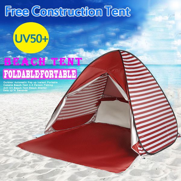 2-3 person outdoor beach tent 2s -up open camping fishing travel portable waterproof uv-protective tent shelter with bag
2-3 person outdoor beach tent 2s -up open camping fishing travel portable waterproof uv-protective tent shelter with bag