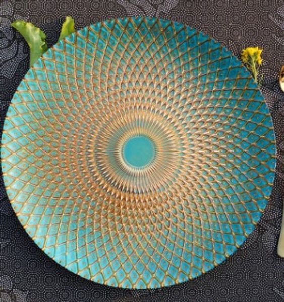 2020 electroplated glass plate creative tableware l supplies european style fruit plate diameter 33cm
2020 electroplated glass plate creative tableware l supplies european style fruit plate diameter 33cm