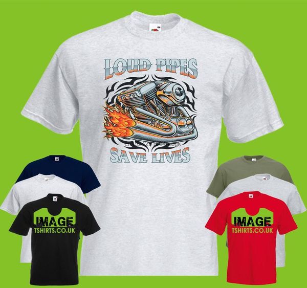 men's t-shirts loud pipes saves lives mens printed t-shirt bike flames engine, White;black
men's t-shirts loud pipes saves lives mens printed t-shirt bike flames engine, White;black