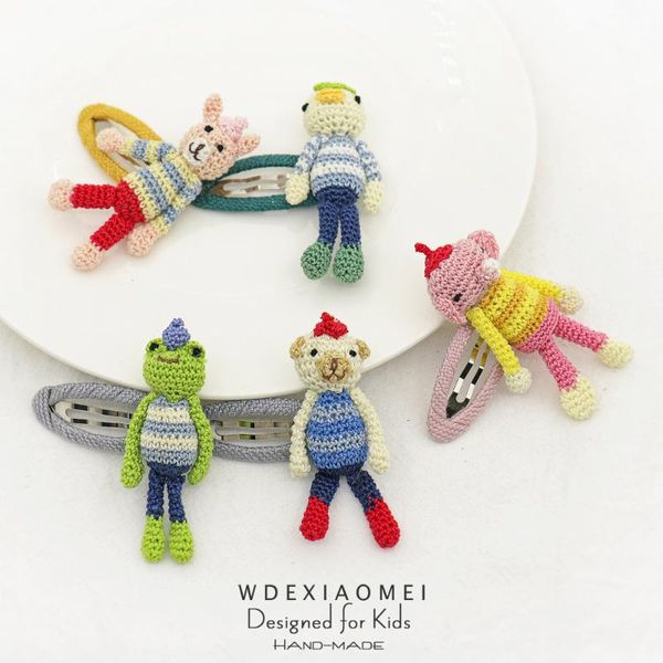 new cute children girl hair clip hairpin headwear handmade knitting wool duck bear frog hairgrips hair pins barrette accessories, Slivery;white
new cute children girl hair clip hairpin headwear handmade knitting wool duck bear frog hairgrips hair pins barrette accessories, Slivery;white
