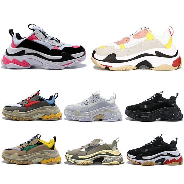 2019 designer paris 17fw triple s sneakers for men women black red white green casual dad shoes tennis increasing sneakers 36-45, White;red
2019 designer paris 17fw triple s sneakers for men women black red white green casual dad shoes tennis increasing sneakers 36-45, White;red