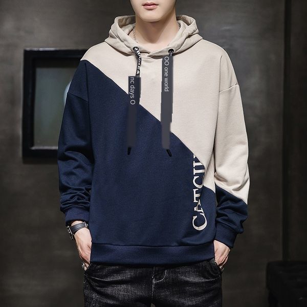 mens designer hoodie casual hooded men's autumn loose fitting men's sweater with long sleeve color matching couple men's swea, Black
mens designer hoodie casual hooded men's autumn loose fitting men's sweater with long sleeve color matching couple men's swea, Black