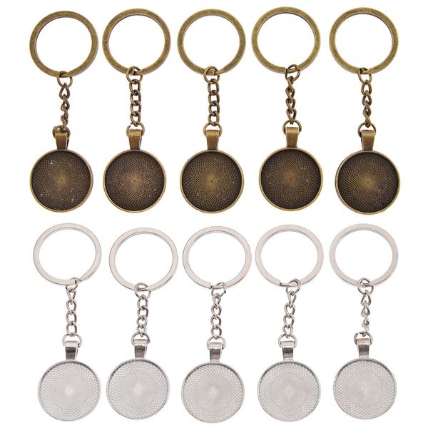 fashion lychee 5pcs/lot round cabochon keychain base settings key ring accessories diy bezel trays chain making, Silver
fashion lychee 5pcs/lot round cabochon keychain base settings key ring accessories diy bezel trays chain making, Silver