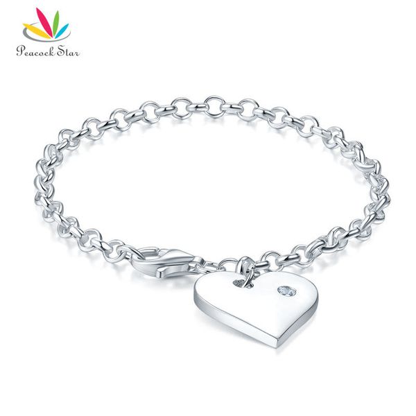 peacock star kids girl gift children jewelry solid 925 sterling silver dangle heart bracelet cfb8006, Golden;silver
peacock star kids girl gift children jewelry solid 925 sterling silver dangle heart bracelet cfb8006, Golden;silver