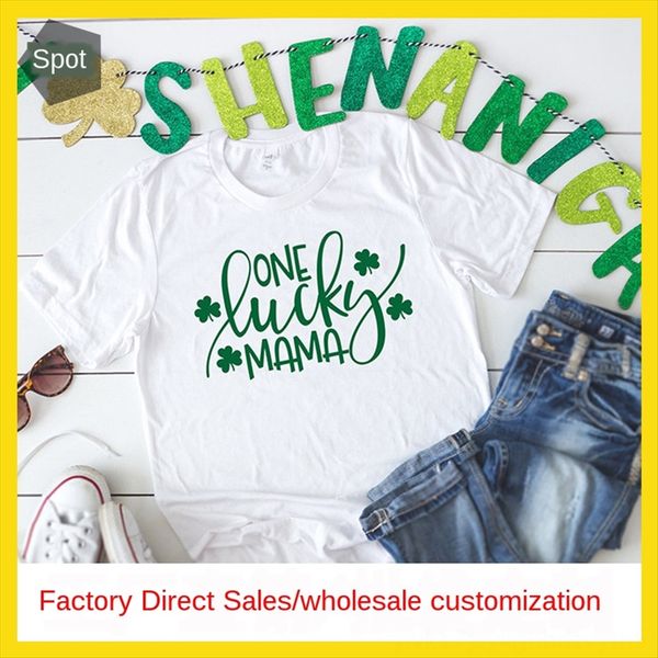 women's one lucky mama letter short sleeve t-shirt women's clothing one lucky mama letter short clothing sleeve t-shirt, White
women's one lucky mama letter short sleeve t-shirt women's clothing one lucky mama letter short clothing sleeve t-shirt, White
