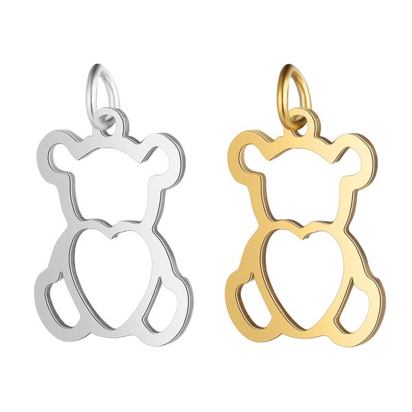 5pcs/lot 100% stainless steel hollow bear charm wholesale diy jewelry finding supplies diy jewelry making charm, Bronze;silver
5pcs/lot 100% stainless steel hollow bear charm wholesale diy jewelry finding supplies diy jewelry making charm, Bronze;silver