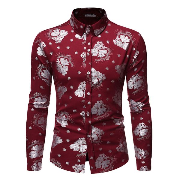 autumn winter men shirt casual printing long sleeve shirt men camisa vintage slim male blouse streetwear camisa masculina, White;black
autumn winter men shirt casual printing long sleeve shirt men camisa vintage slim male blouse streetwear camisa masculina, White;black